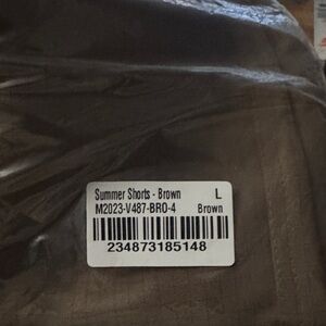 MNML Brown Athletic Shorts